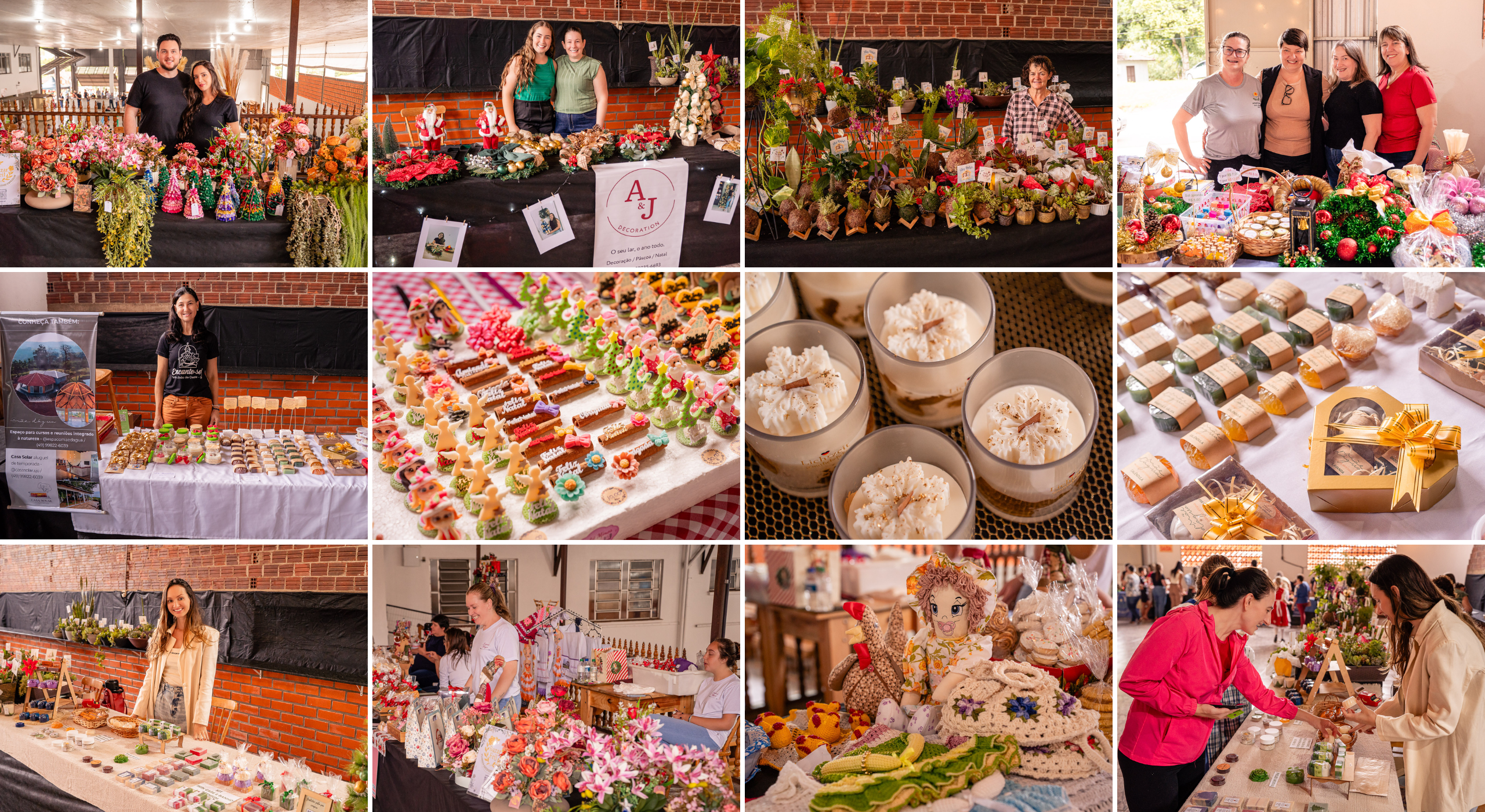 Produtos artesanais e locais marcam a Feirinha de Natal em São João do Oeste